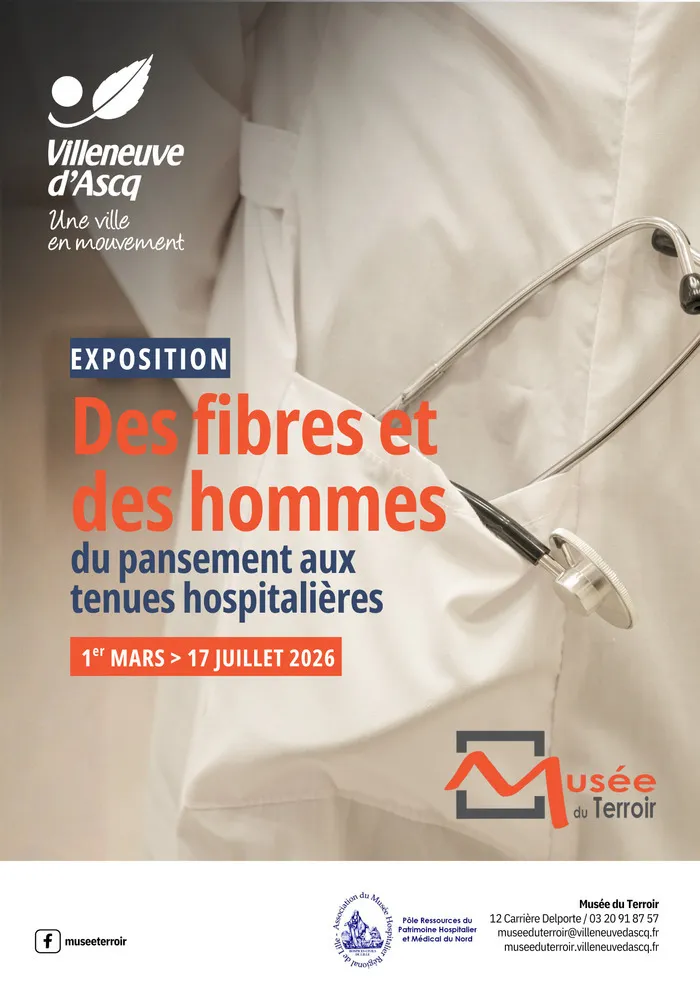 Exposition Des fibres et des hommes - Du pansement aux tenues hospitalières