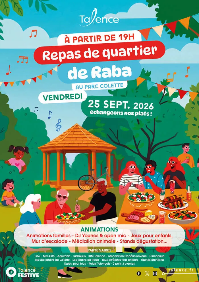 Repas de quartier Raba