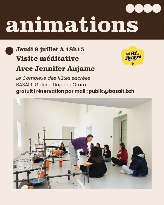 Visite méditative dans l'exposition "Le complexe des flûtes sacrées"